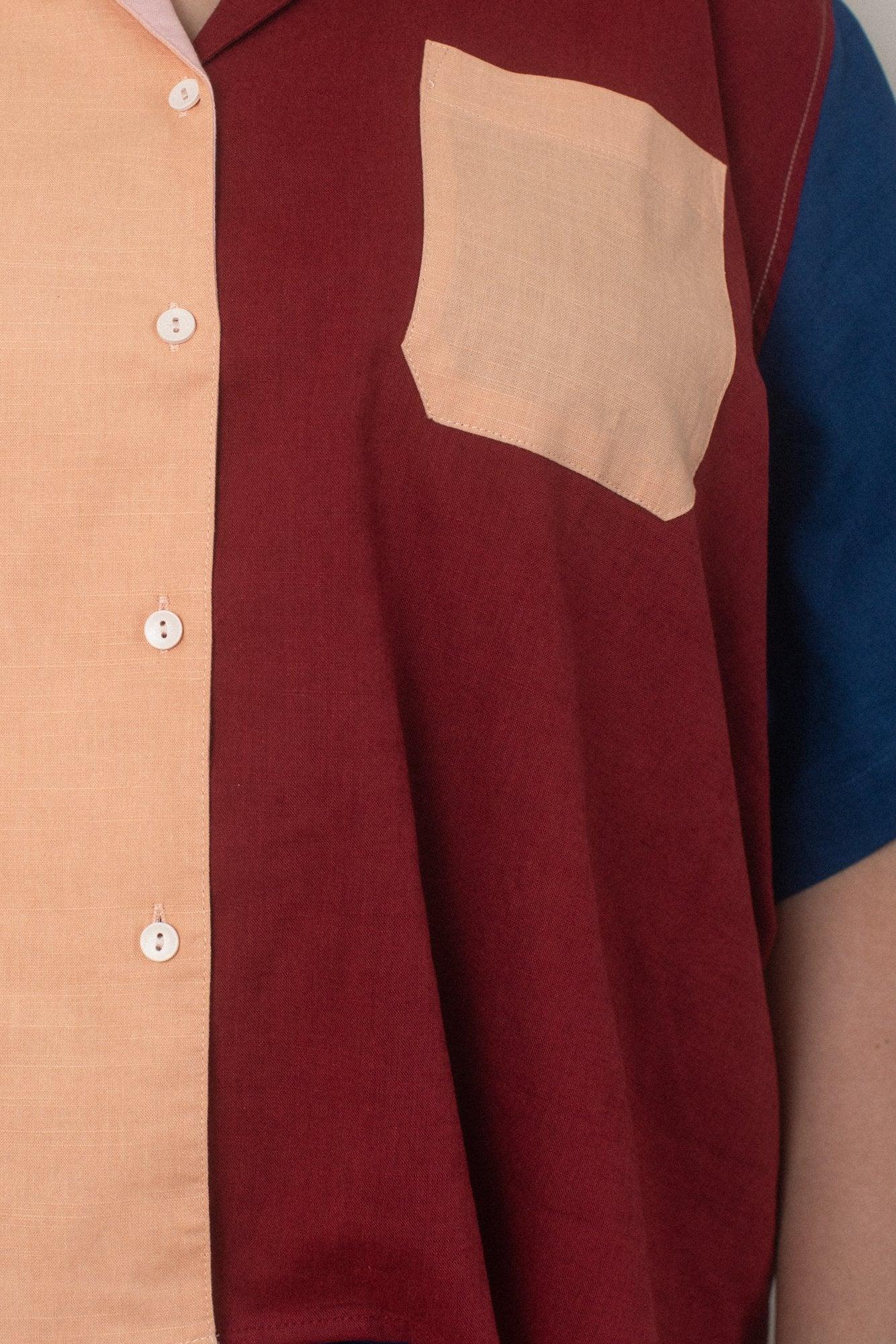 Long Lounge Set - Peach Block Product Image