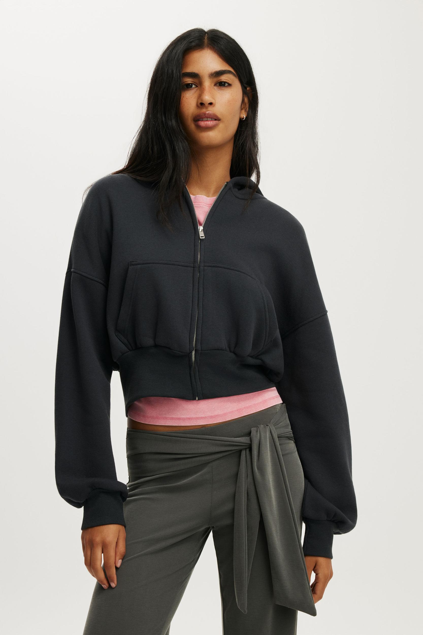 Oversized Zip Through Hoodie Product Image