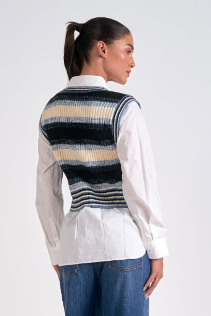 SWEATER VEST/SHIRT COMBO Product Image