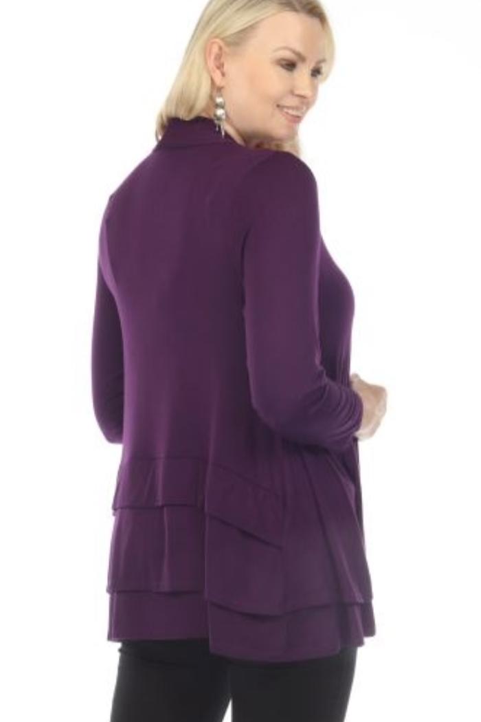 Purple Cardigan Product Image