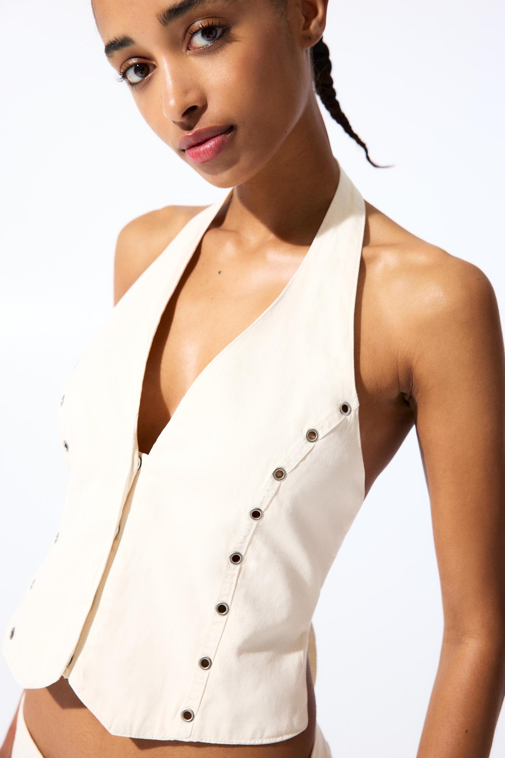 Studded halter top Product Image