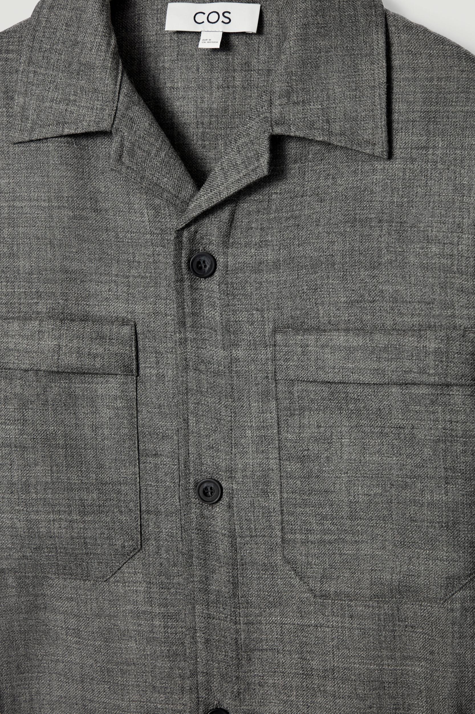 WOOL-FLANNEL OVERSHIRT Product Image