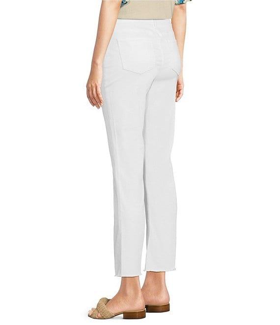 NYDJ Stretch Denim Sheri Slim Straight Fit Mid Rise Jeans Product Image