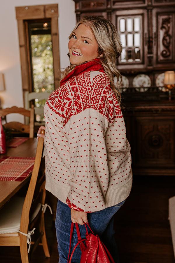 First Snowfall Knit Sweater Curves Product Image