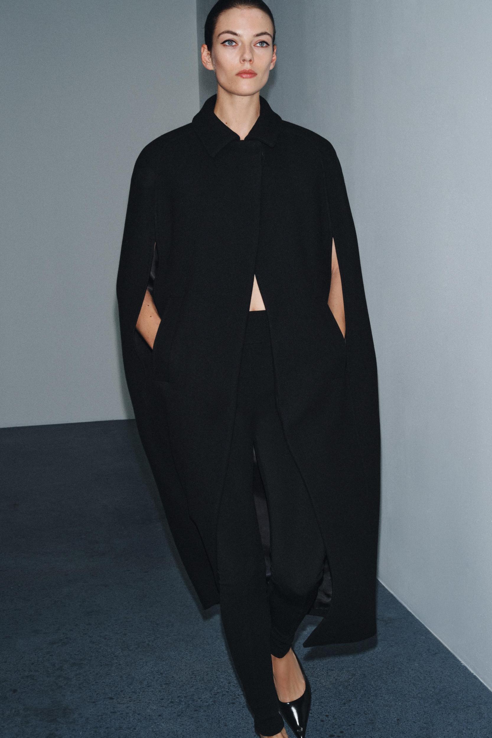 ZW COLLECTION LIMITED EDITION WOOL BLEND CAPE COAT Product Image