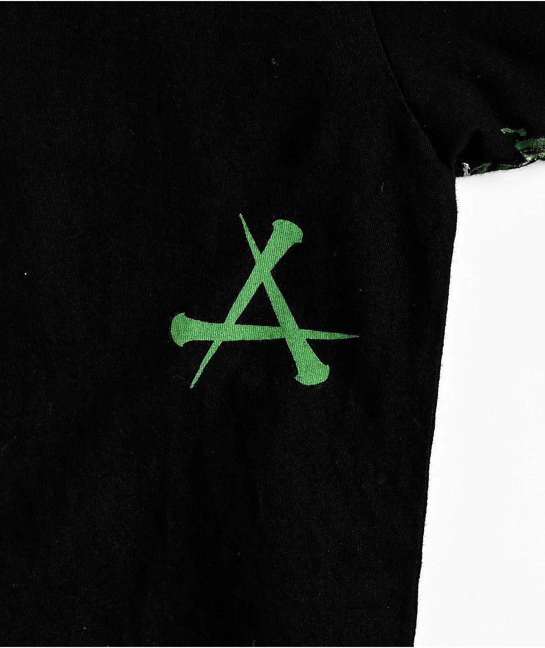 Affliction Toxic Wrath Black T-Shirt Product Image