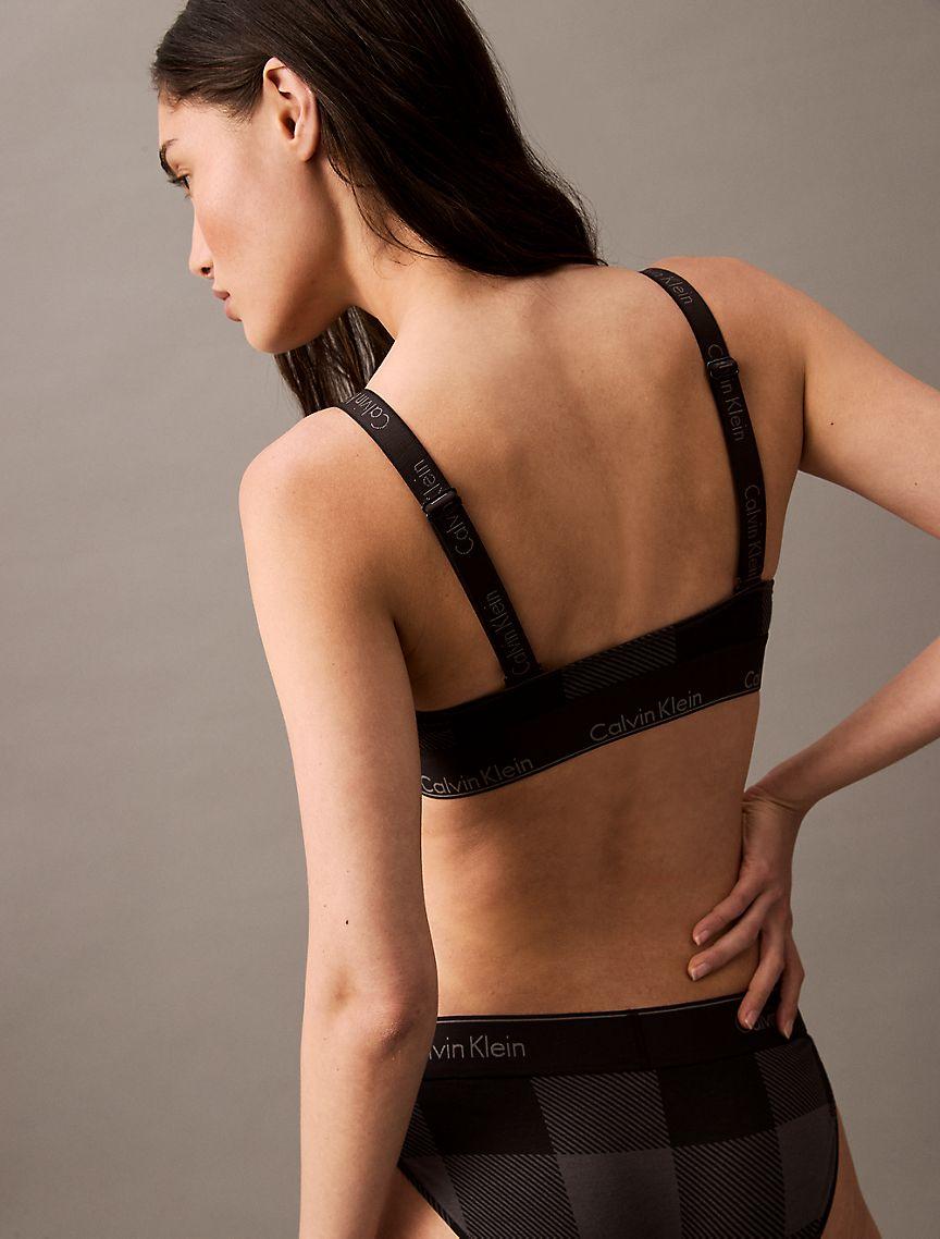 Icon Cotton Modal Holiday Unlined Triangle Bralette Product Image