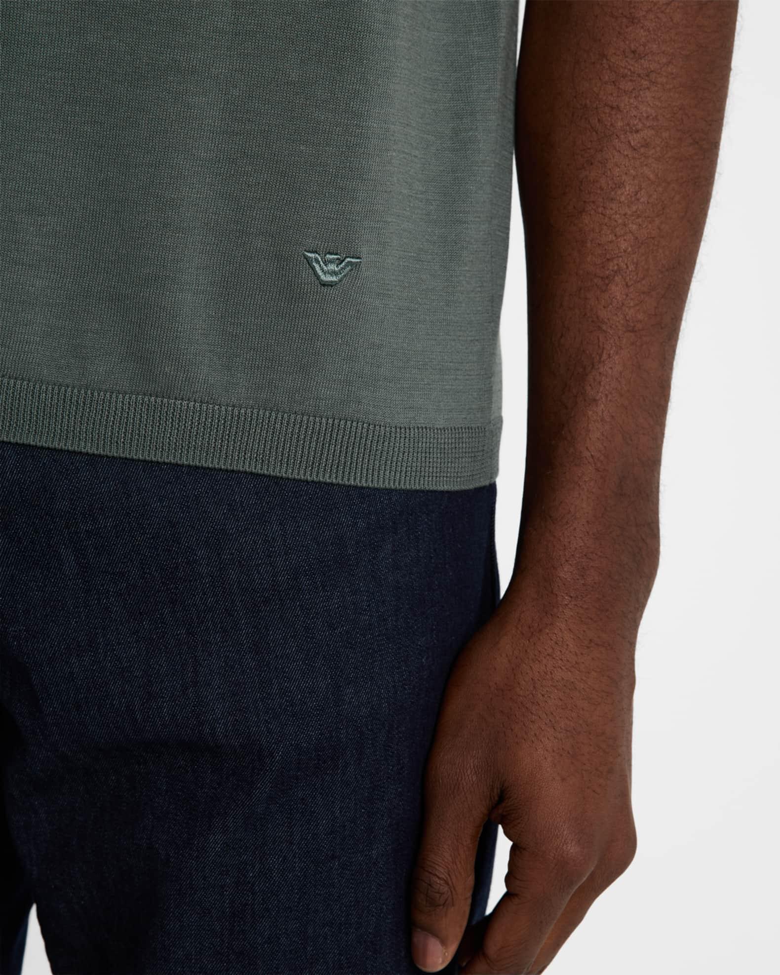 Men's Quarter Zip Polo Shirt Product Image