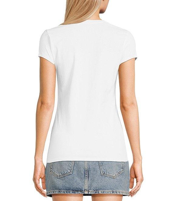 Guess Short Sleeve Embellished Logo T-Shirt Product Image