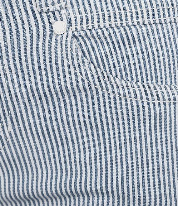 Liverpool Los Angeles Crop Flare Mid Rise Stripe Jeans Product Image