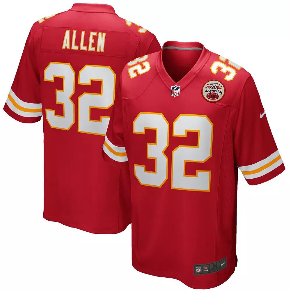 Men's Nike Marcus Allen Red Kansas City Chiefs Game Retired Player Jersey,  Product Image