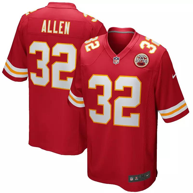 Men's Nike Marcus Allen Red Kansas City Chiefs Game Retired Player Jersey,  Product Image