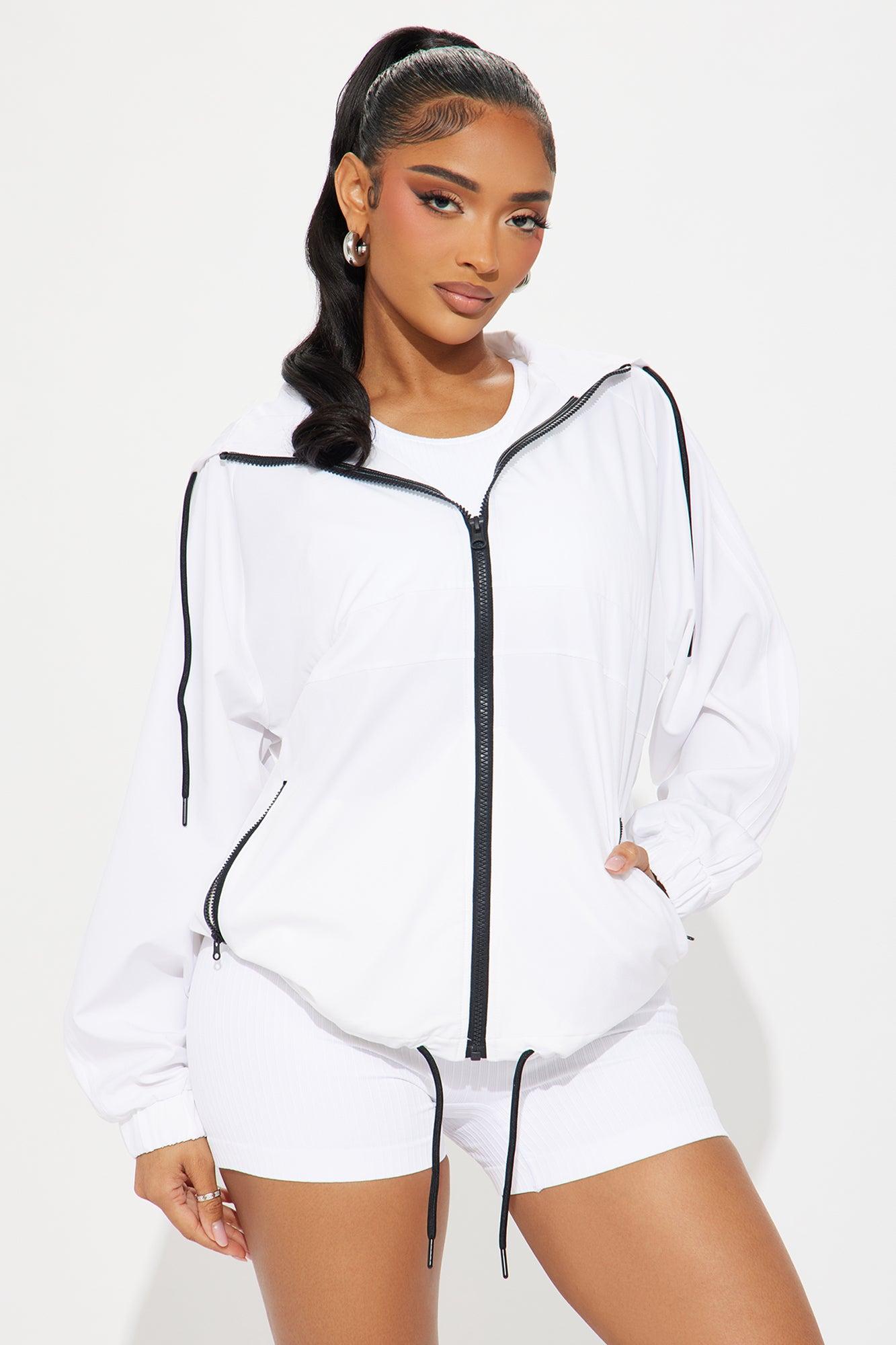 Playing Doubles Active Jacket - White Product Image
