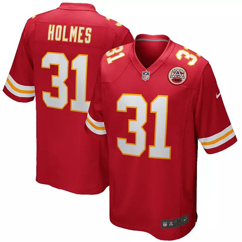 Men's Nike Priest Holmes Red Kansas City Chiefs Game Retired Player Jersey,  Product Image