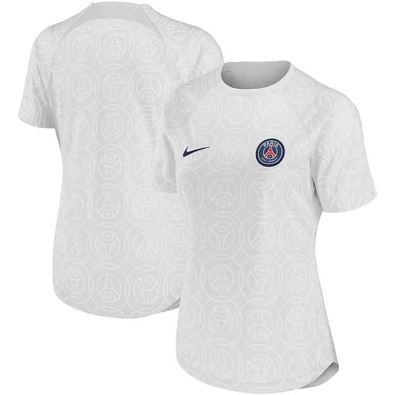 Women's Nike Gray Paris Saint-Germain 2022/23 Pre-Match Home Performance Top,  Product Image