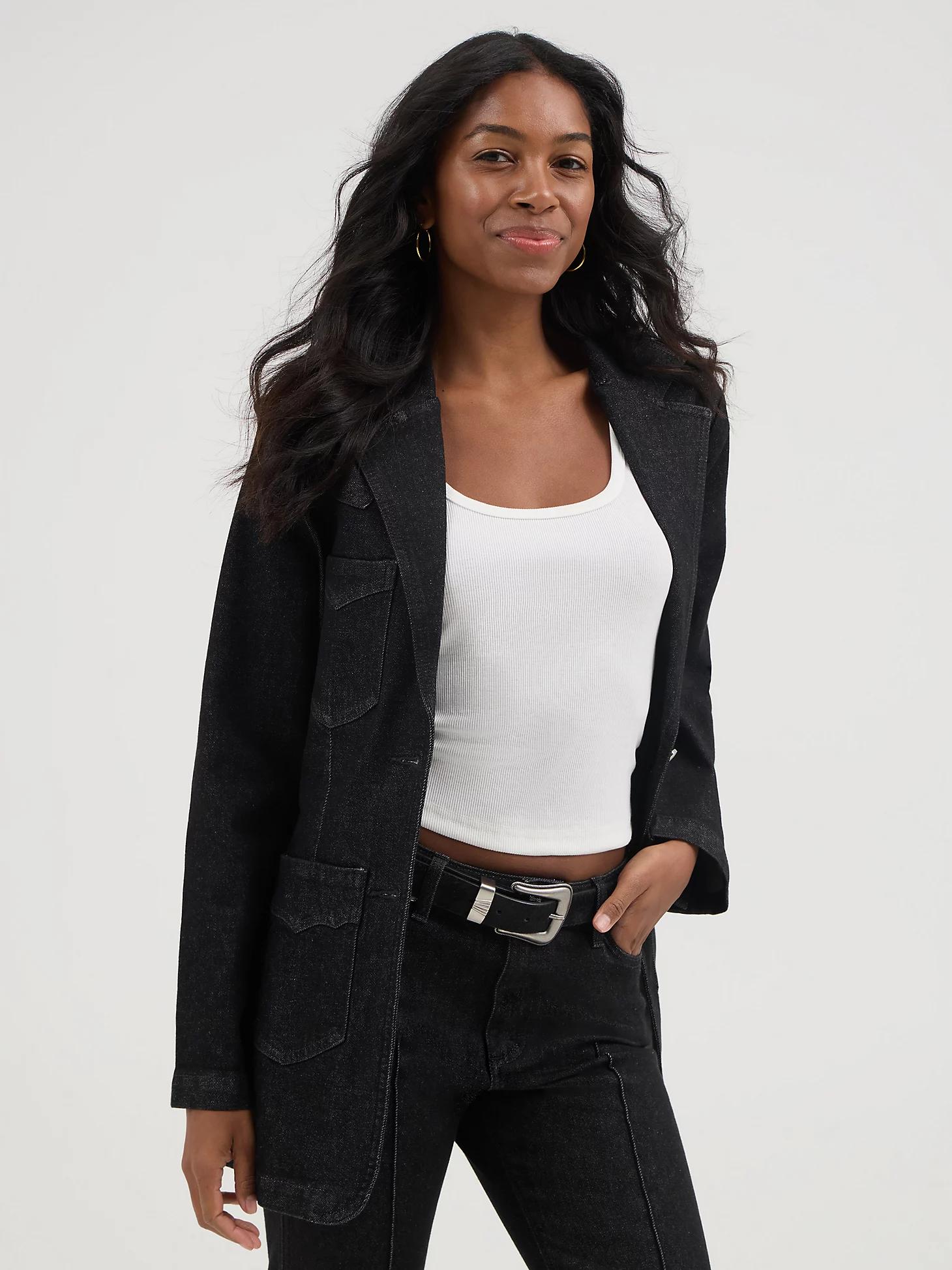 Wrangler® x Yellow Rose by Kendra Scott Fitted Blazer | Women's JACKETS & OUTERWEAR | Wrangler® Product Image