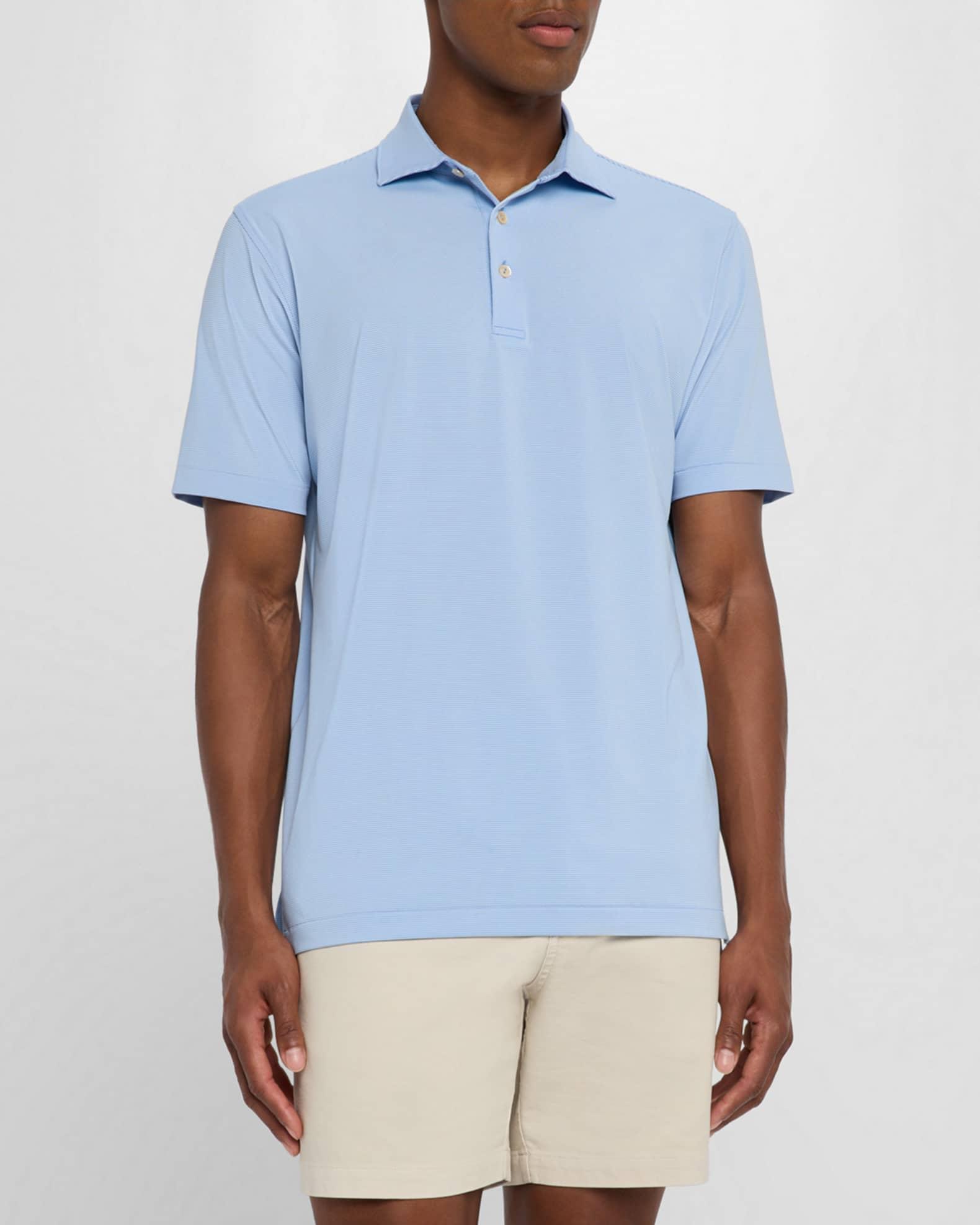 Men's Jubilee Stripe Performance Jersey Polo Shirt Product Image