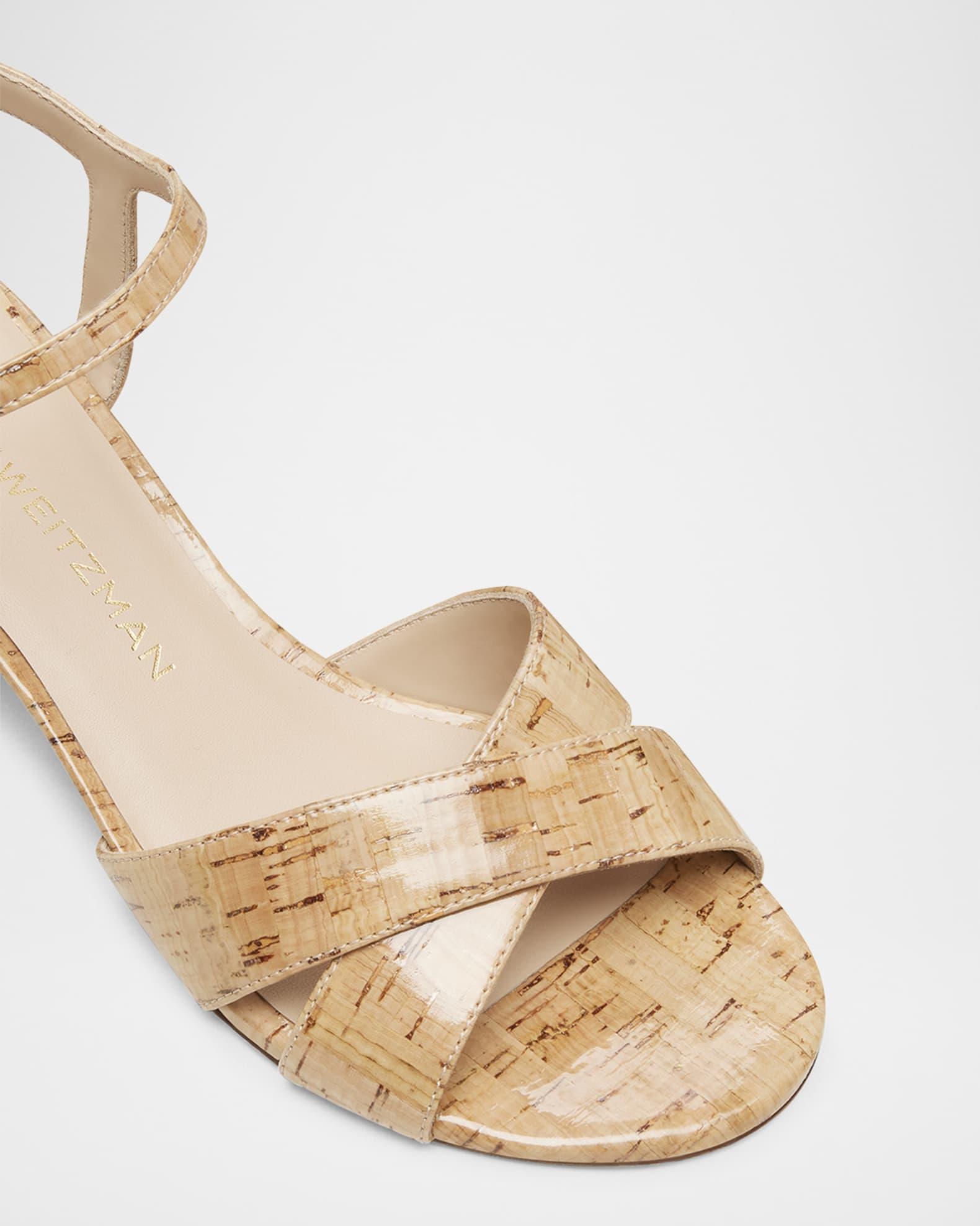 Dayna Cork Crisscross Ankle-Strap Sandals Product Image