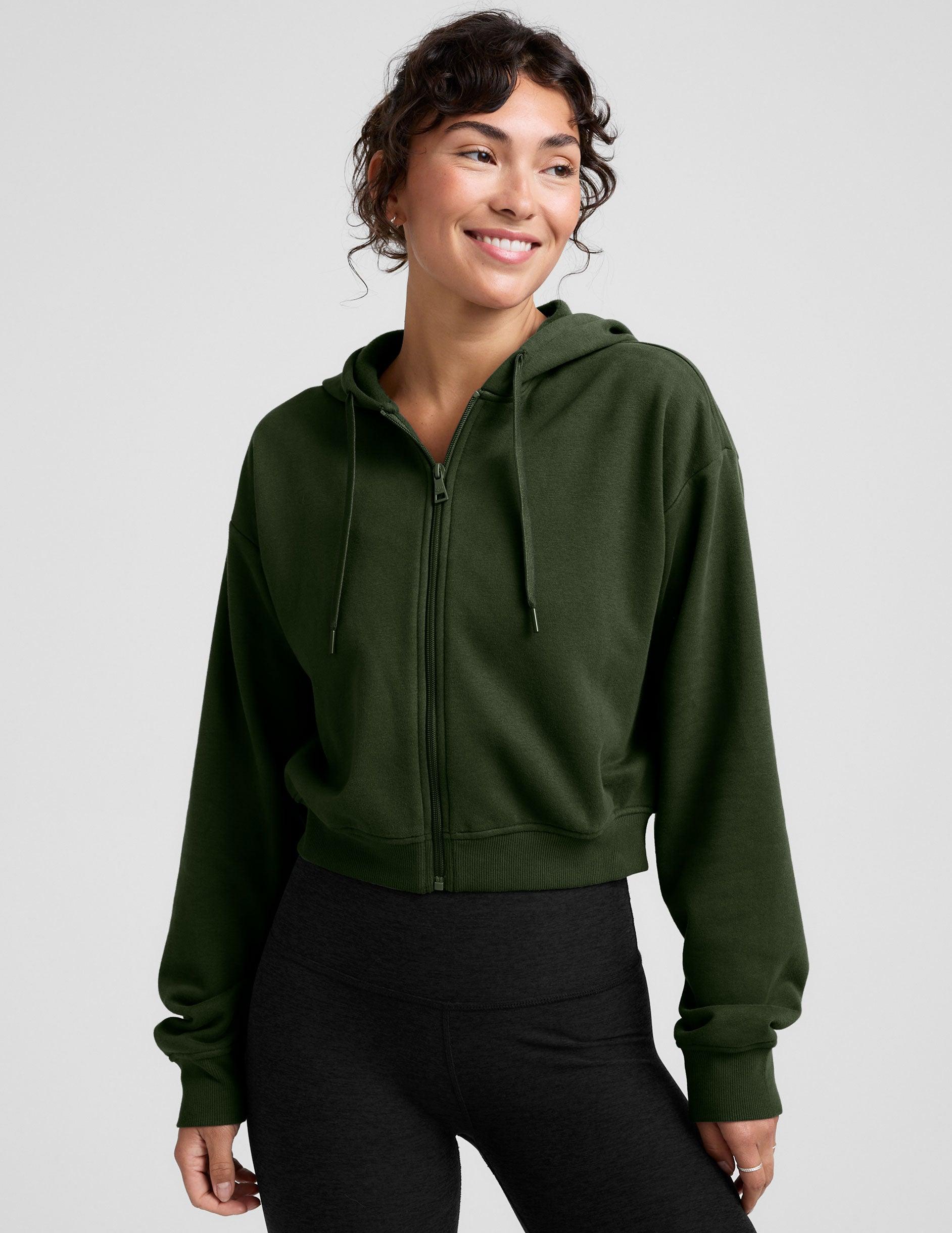 LuxeFleece Zip Up Hoodie Product Image
