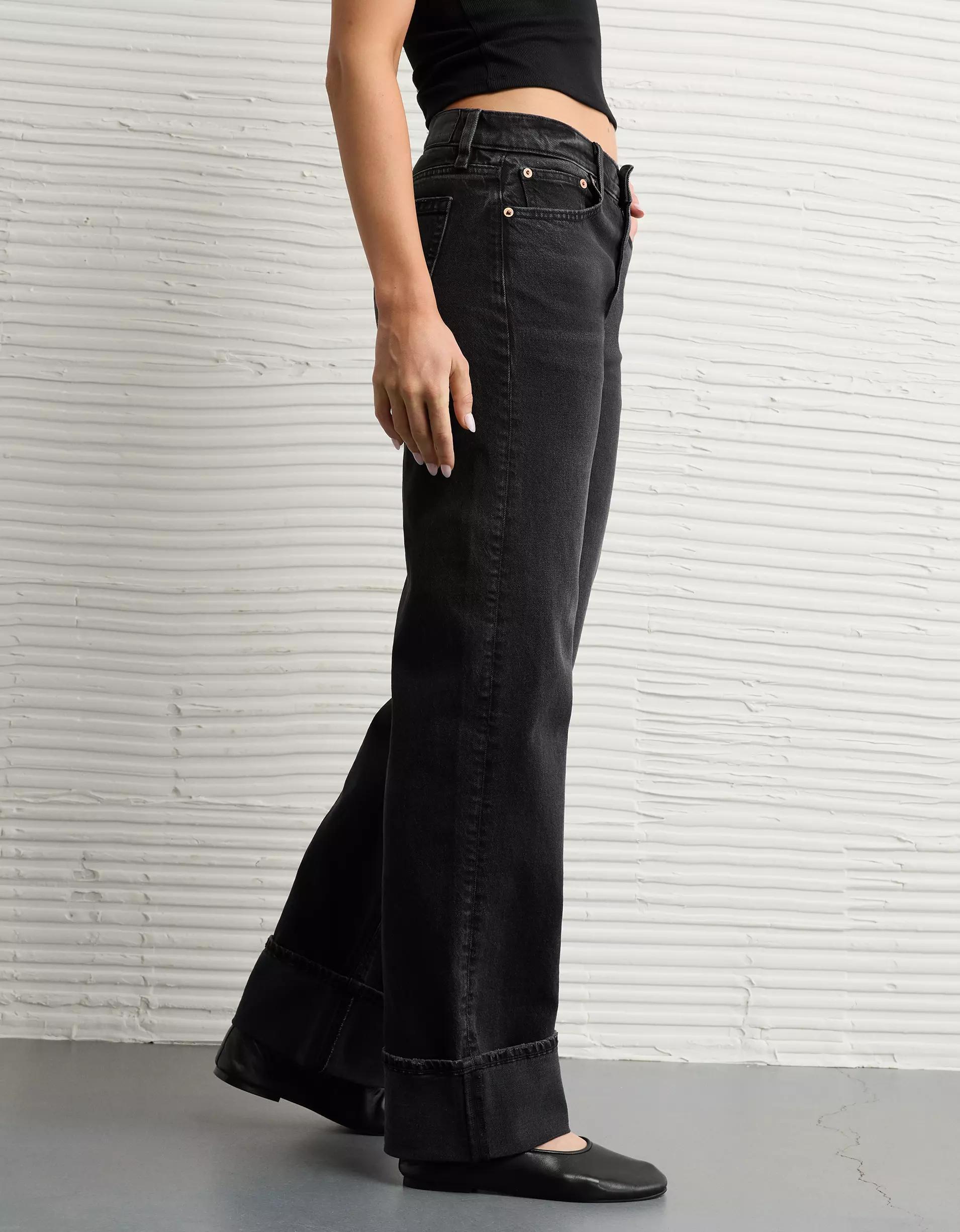 AE Stretch High-Waisted Stovepipe Jean Product Image