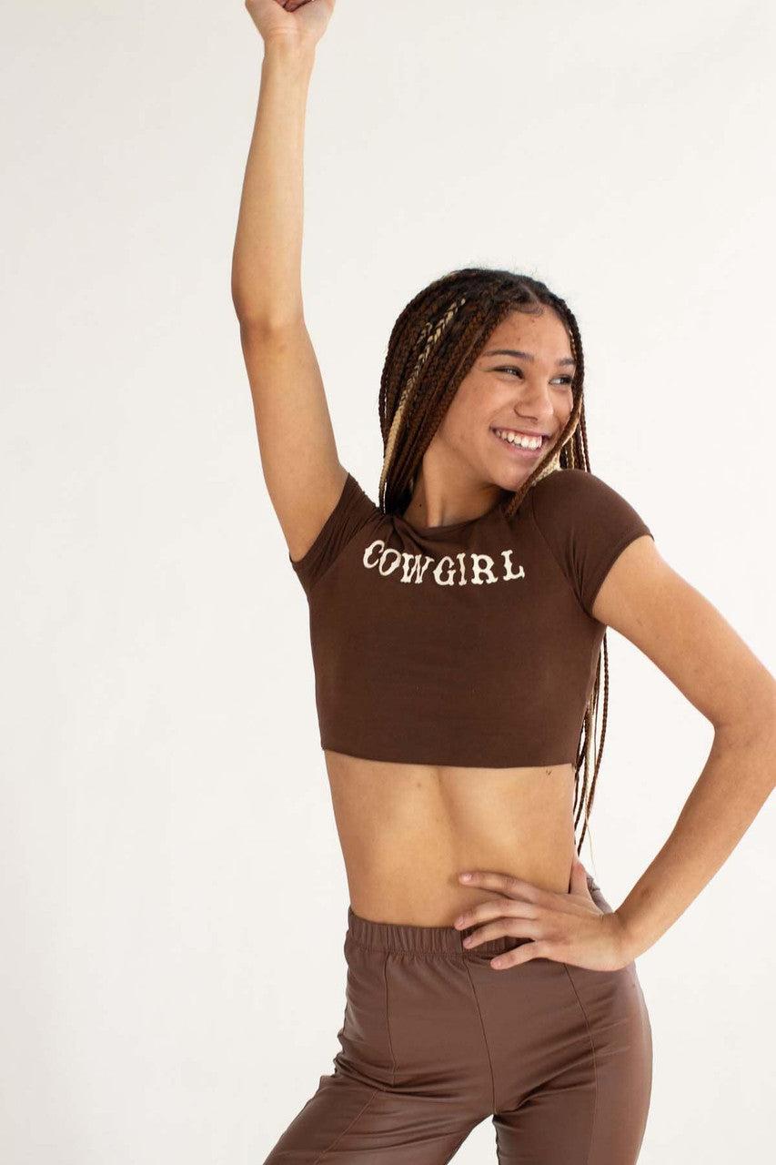 Cowgirl Cropped Tee Product Image