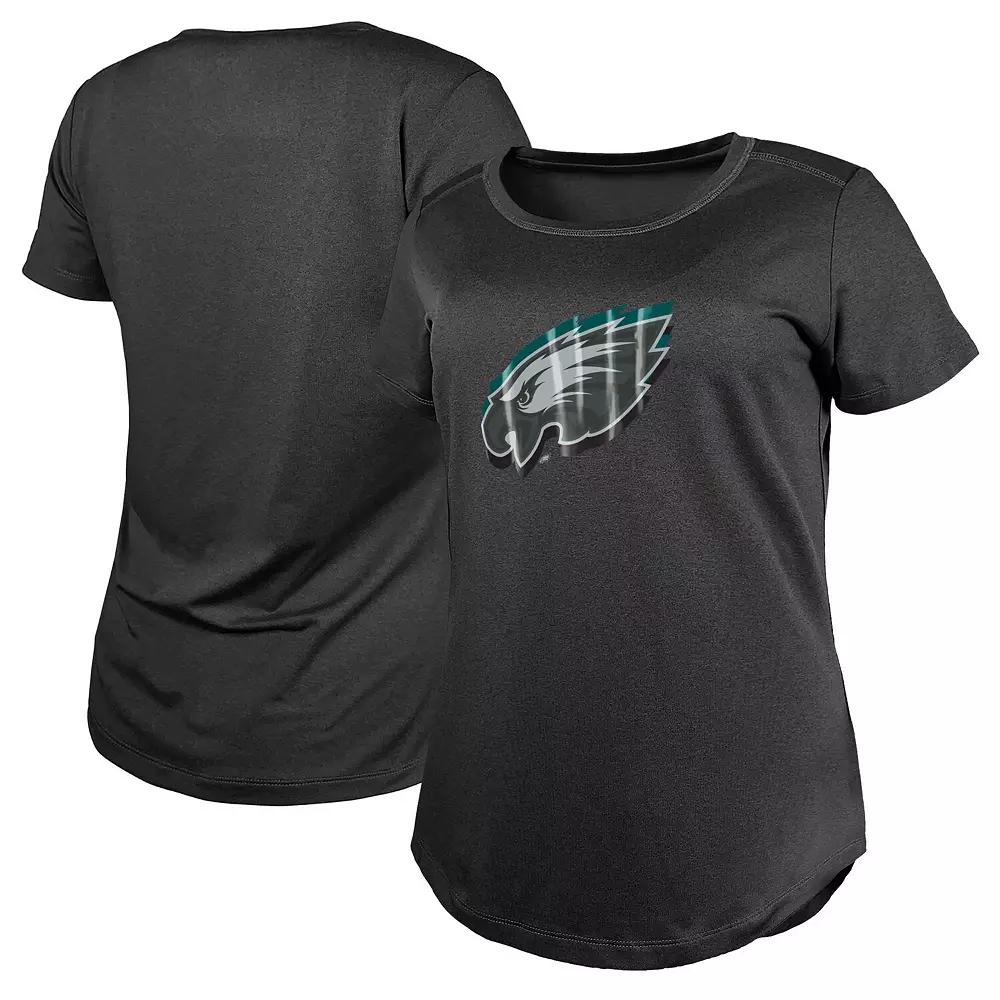 Women's New Era  Charcoal Philadelphia Eagles 2024 NFL Draft T-Shirt, Size: Small Product Image
