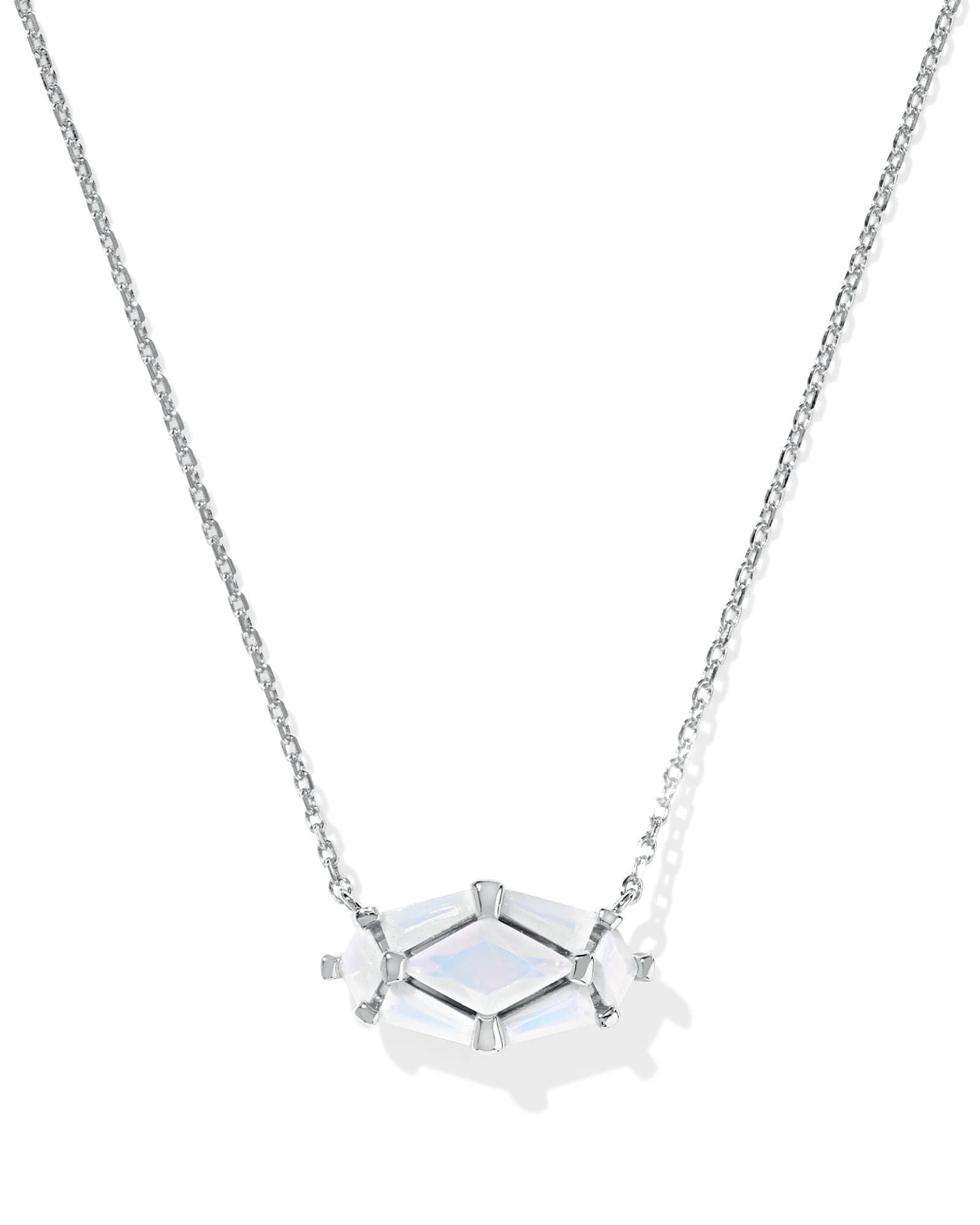 Lindy Rae Elisa Silver Short Pendant Necklace Product Image