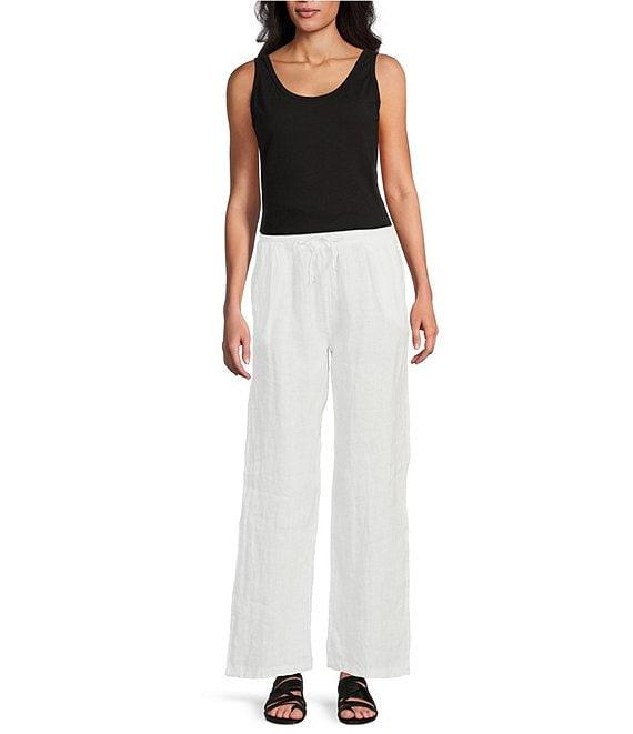 M Made in Italy Crew Neck Sleeveless Knit Stretch Jersey Cami Product Image