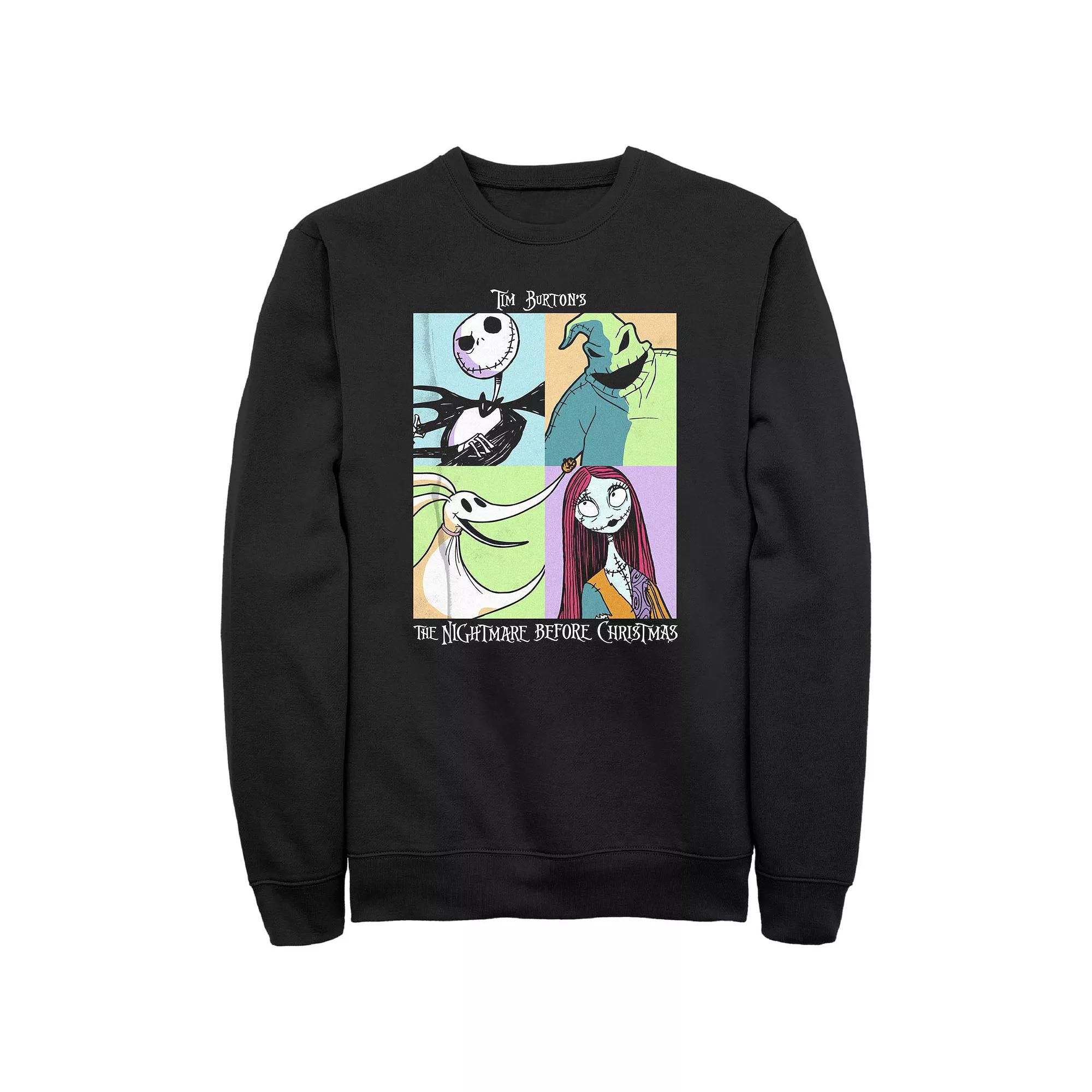 Disney's The Nightmare Before Christmas Pop Art Poster Men's Graphic Fleece,  Product Image