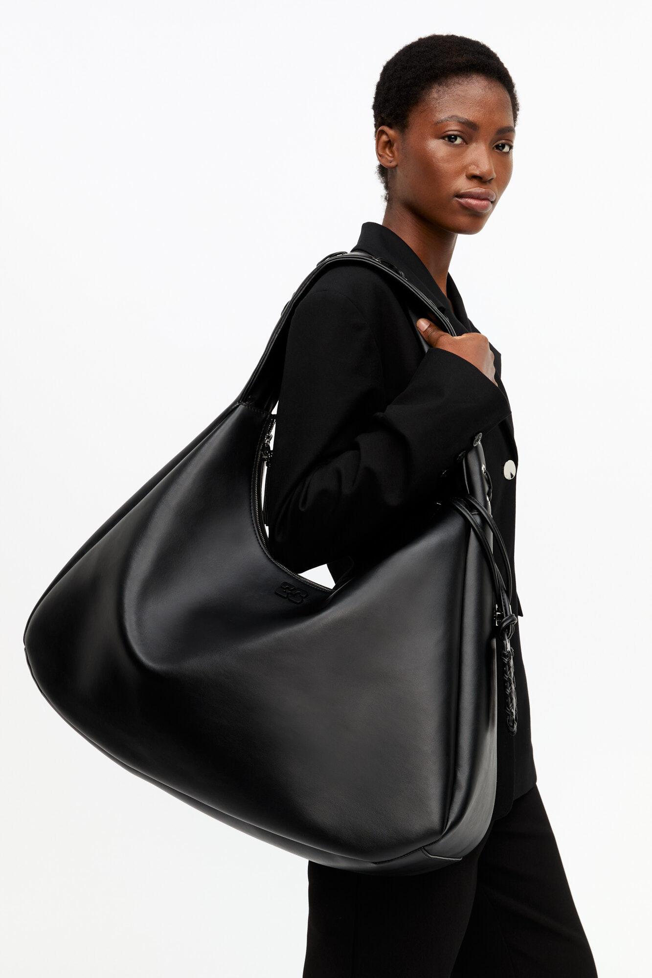 Black XXL Hobo Bag Product Image