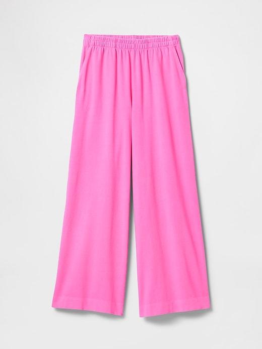 Heavyweight Organic Cotton Wide-Leg Pants Product Image