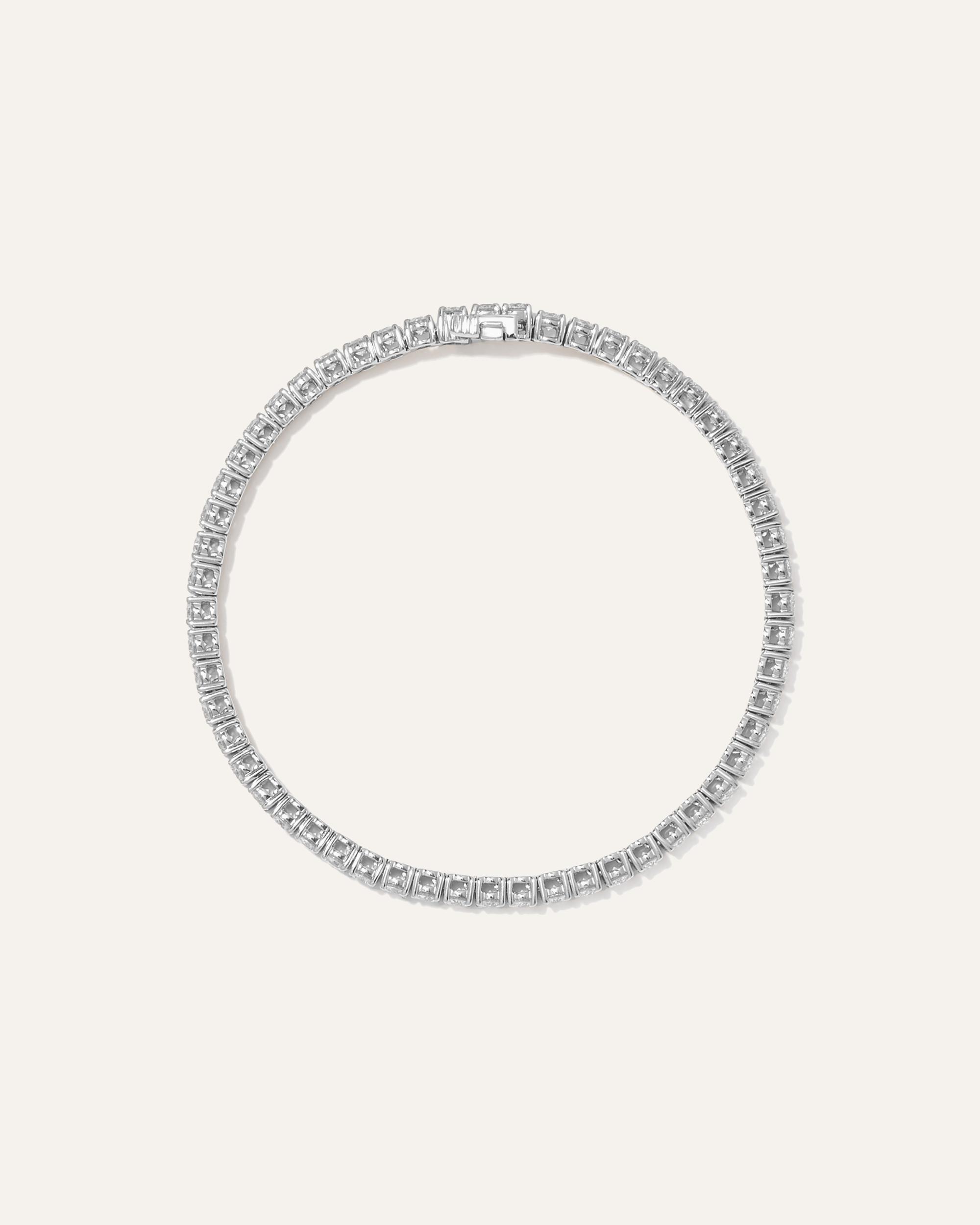 Quince | Women's 14K Gold Lab Grown Diamond Tennis Bracelet Product Image