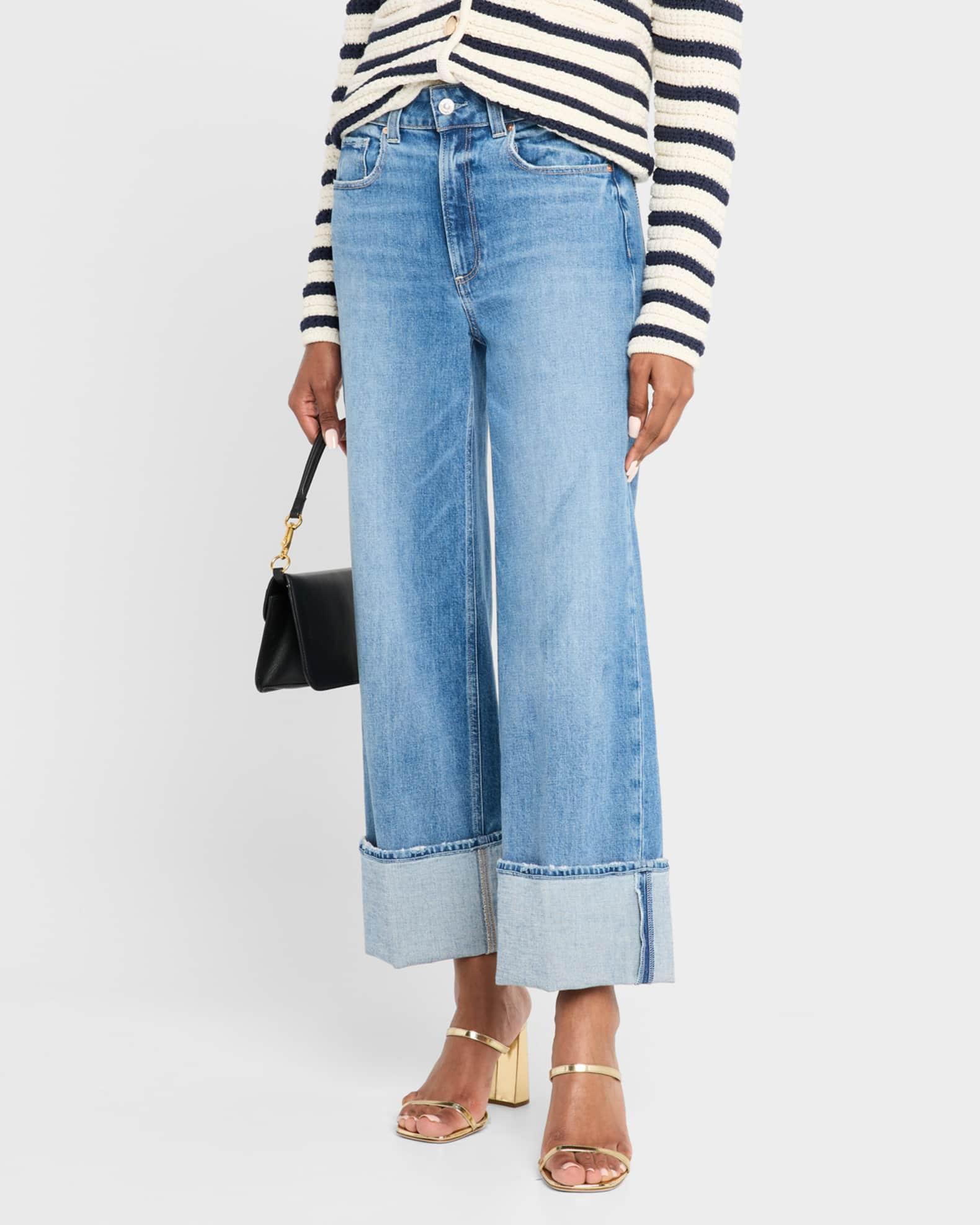 Sasha Ankle Jeans with Wide Cuff Product Image