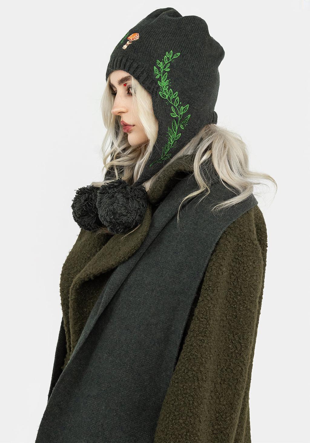 Fable Embroidered Bonnet Hat Product Image