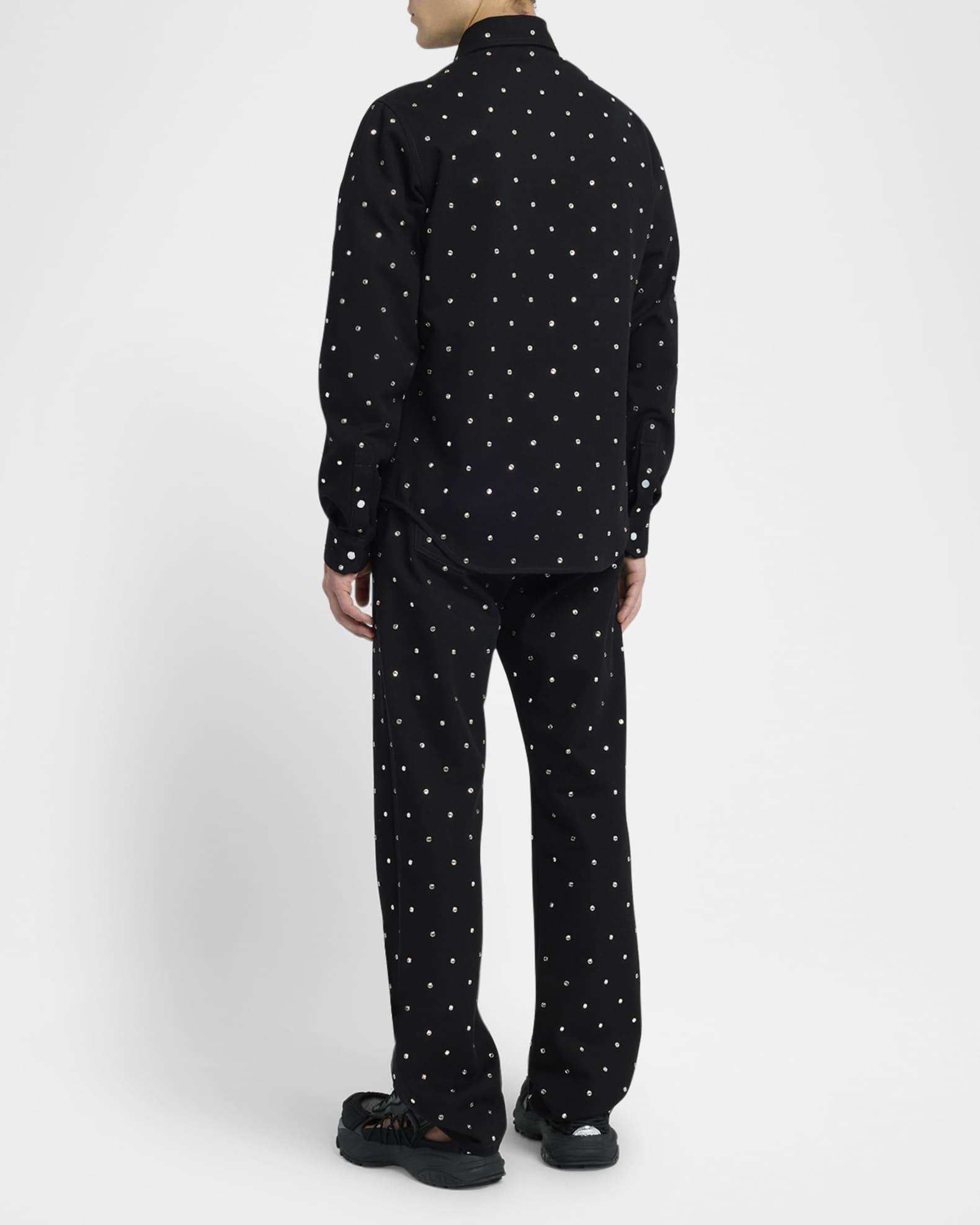 Men's Starry Sky Denim Shirt Product Image