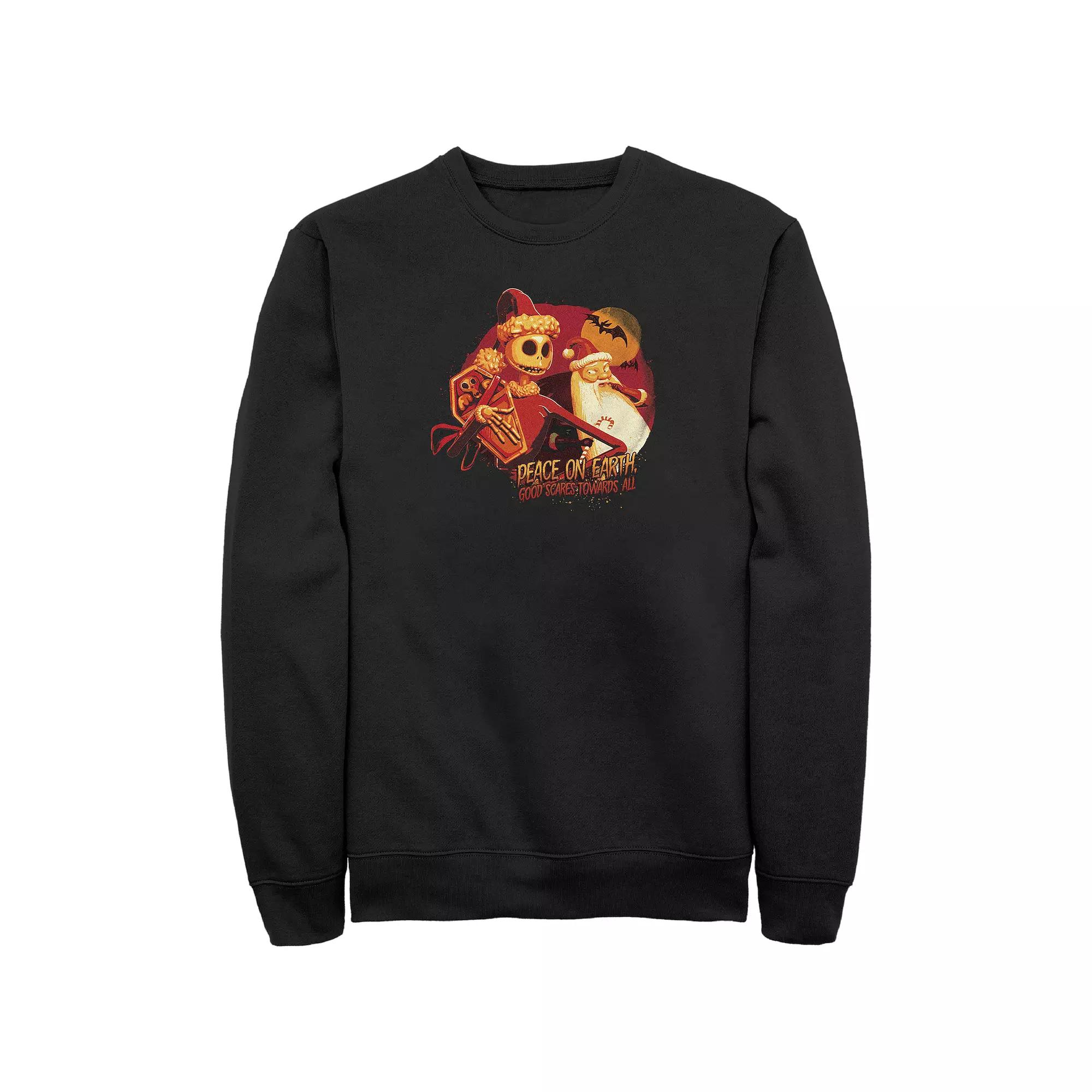 Disney's The Nightmare Before Christmas Peace On Earth Good Scares Big & Tall Graphic Fleece, Men's,  Product Image