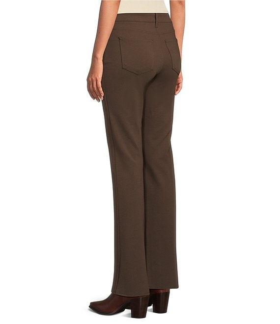 NYDJ Petite Size Marilyn 5-Pocket Straight Leg Stretch Ponte Pants Product Image