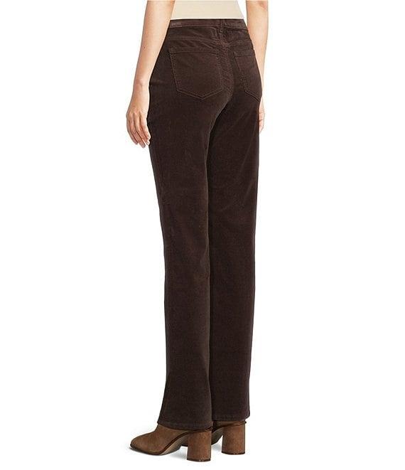 NYDJ Marilyn Straight Leg Mid Rise Fine Wale Corduroy Jeans Product Image