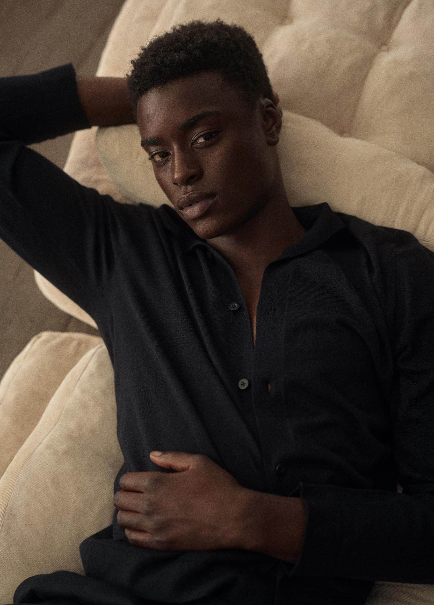 Featherweight Merino Wool-Cashmere Sweater Shirt Product Image