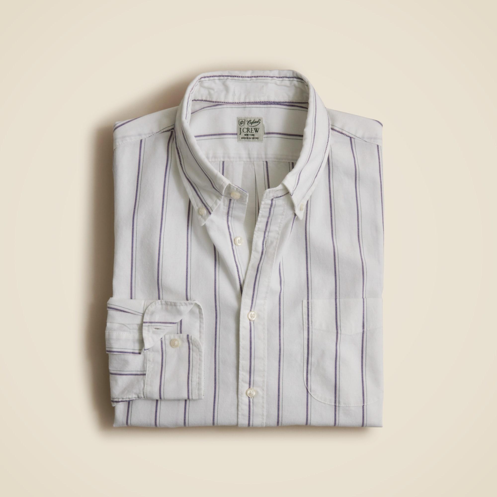 Broken-in organic cotton oxford shirt Product Image