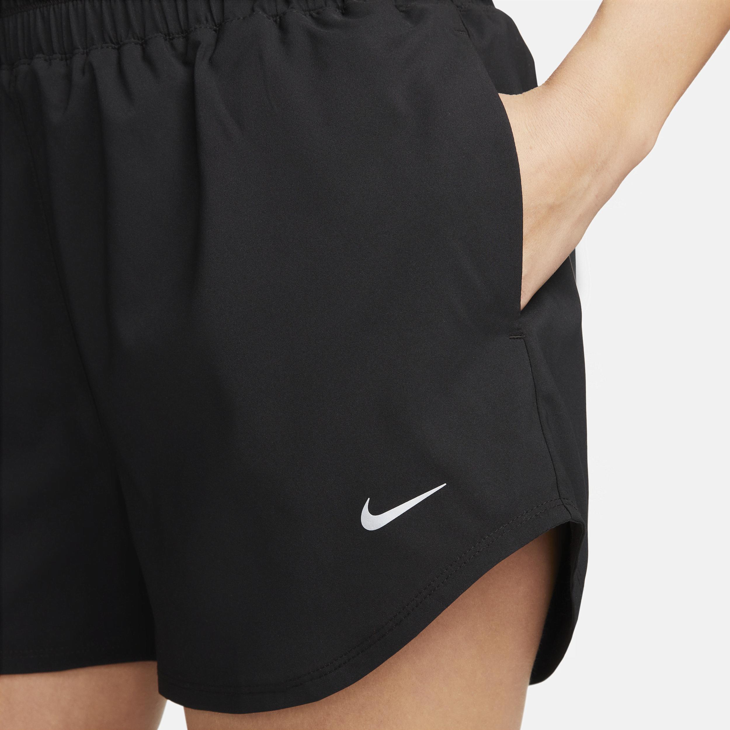 Nike Womens One Dri-FIT Ultra High-Waisted 3 Brief-Lined Shorts | DX6642-010 Product Image