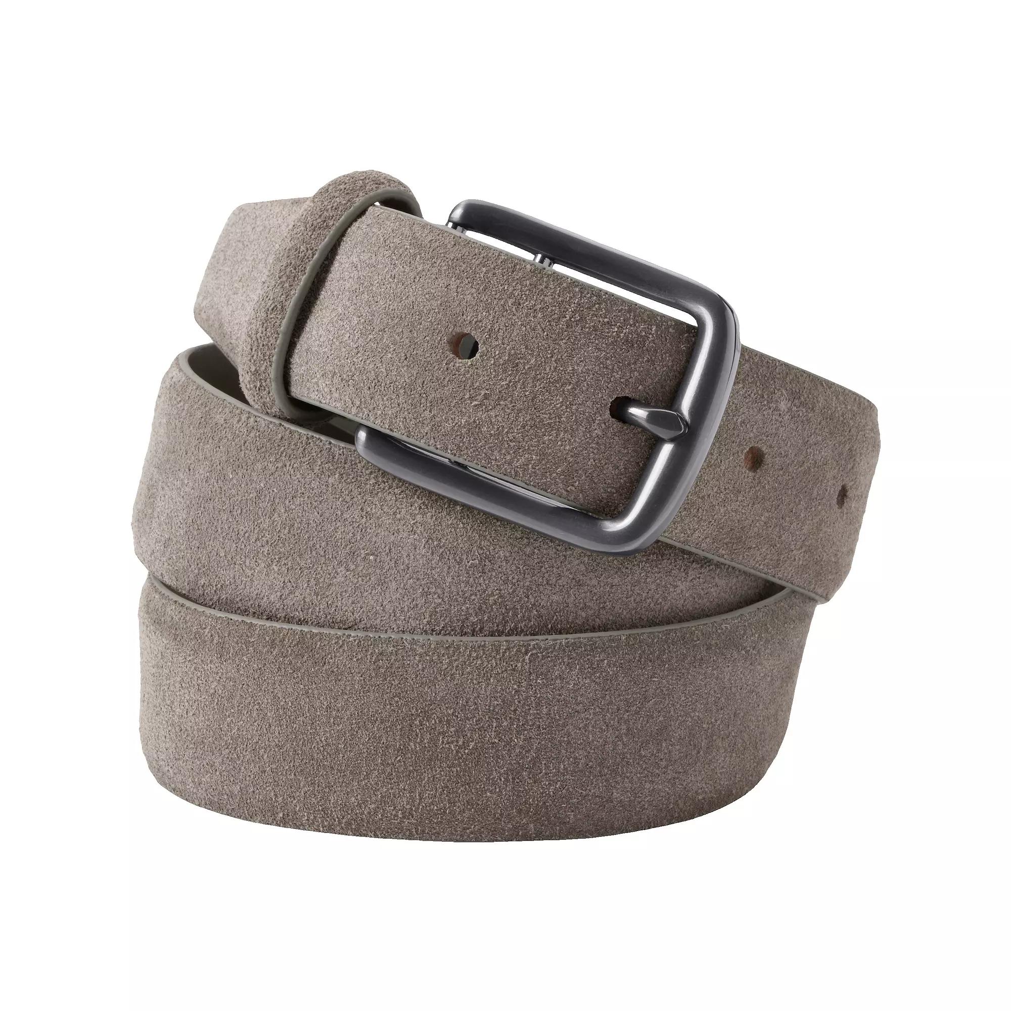 Men's Lands' End Suede Belt, Size: 34, Portobello Product Image