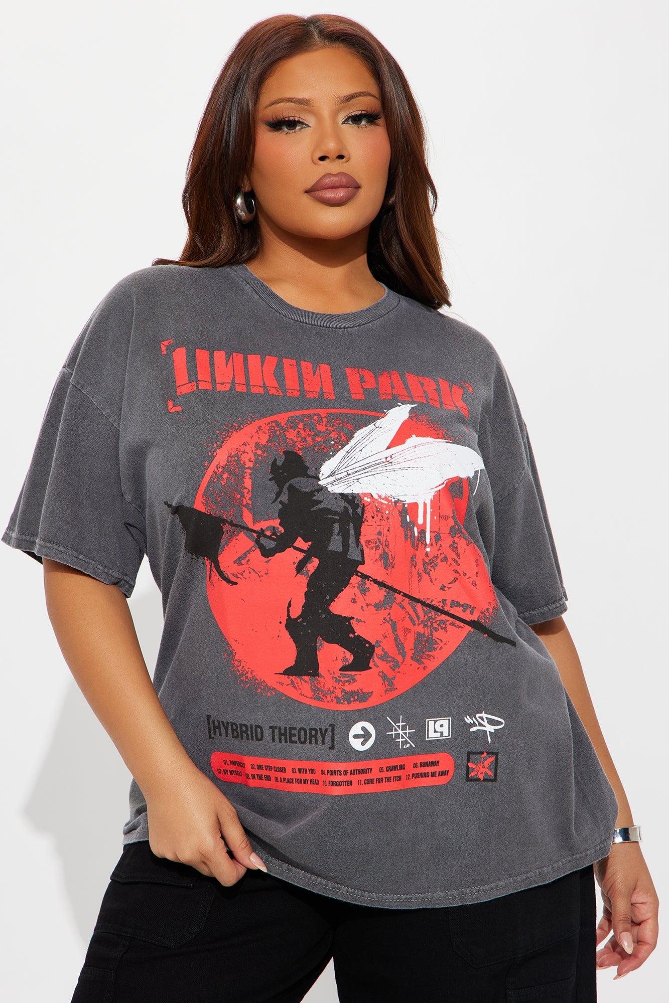 Linkin Park Washed Tee - Charcoal Female Product Image