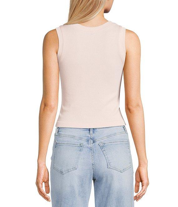 Moa Moa Seamless Rib Tank Top Product Image