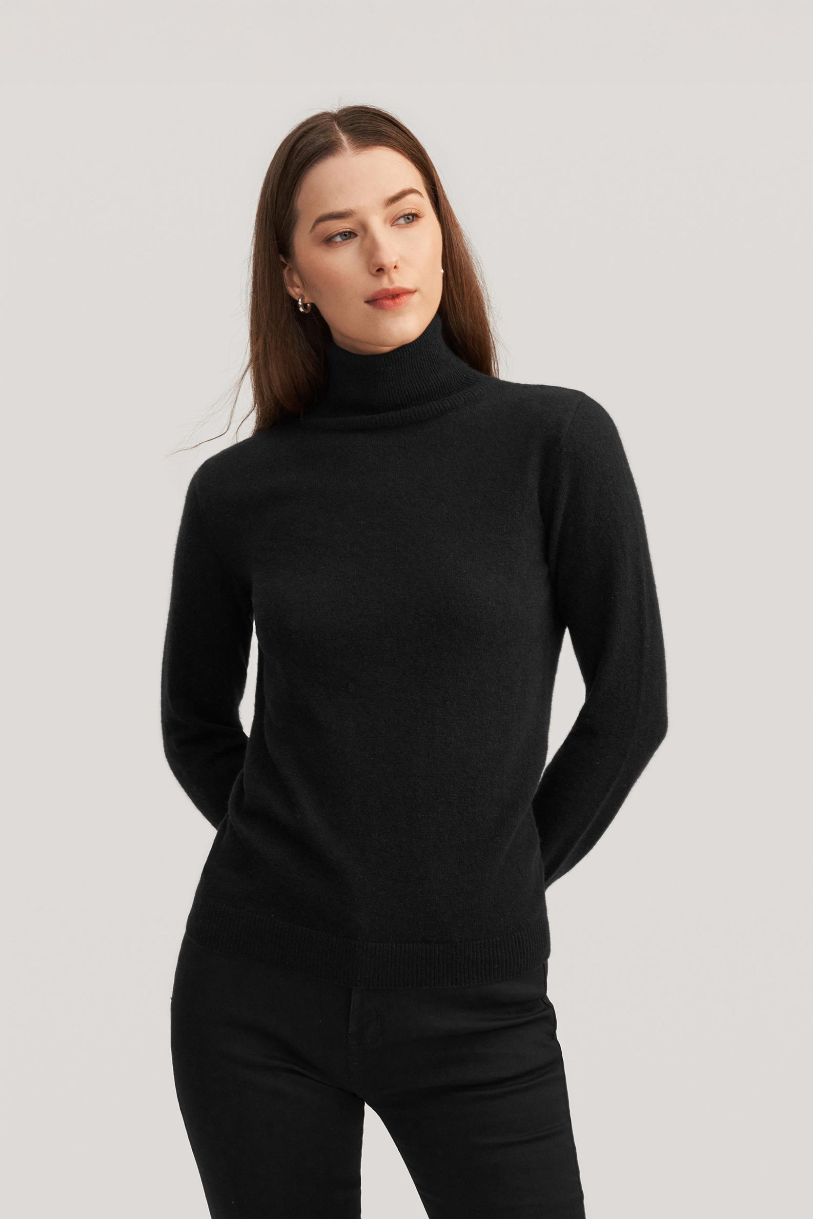 Pure Cashmere Turtleneck Sweater Product Image
