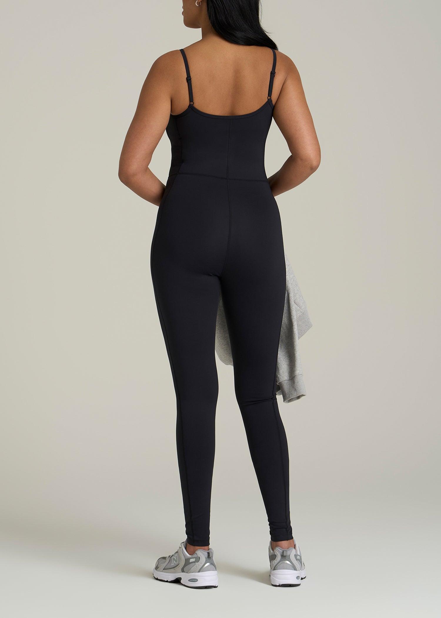 Balance Spaghetti Strap Jumpsuit for Tall Women in Black Female Product Image