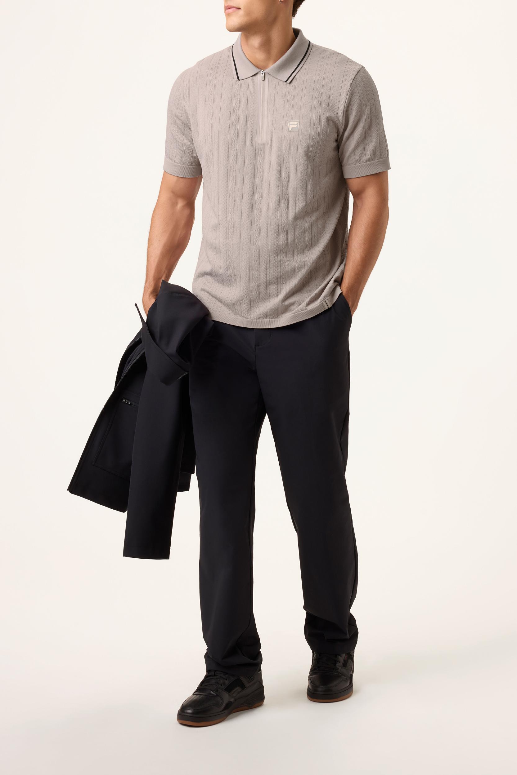 Challenger Cable Zip Polo Product Image