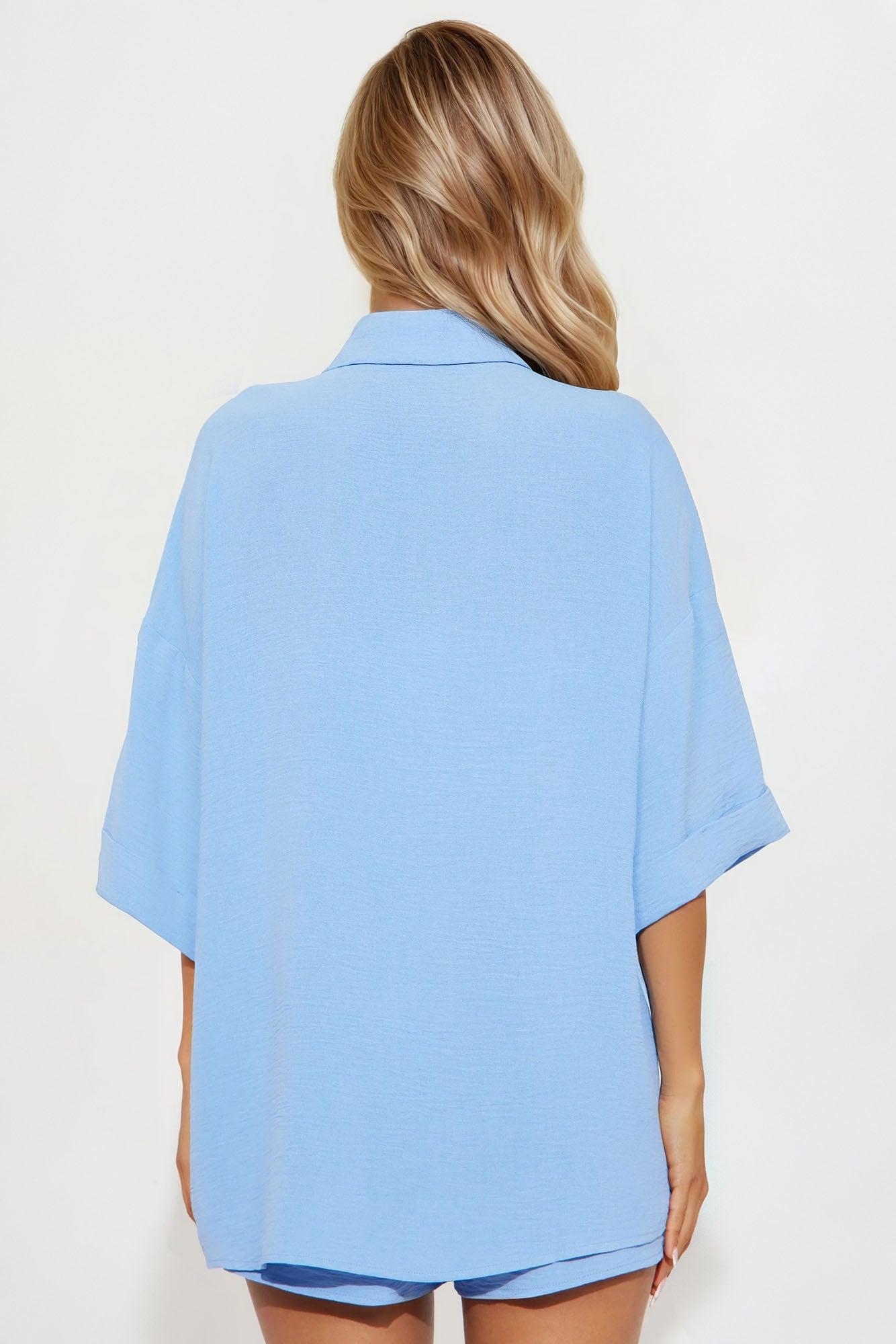 Pura Vida Short Set - Periwinkle Female Product Image