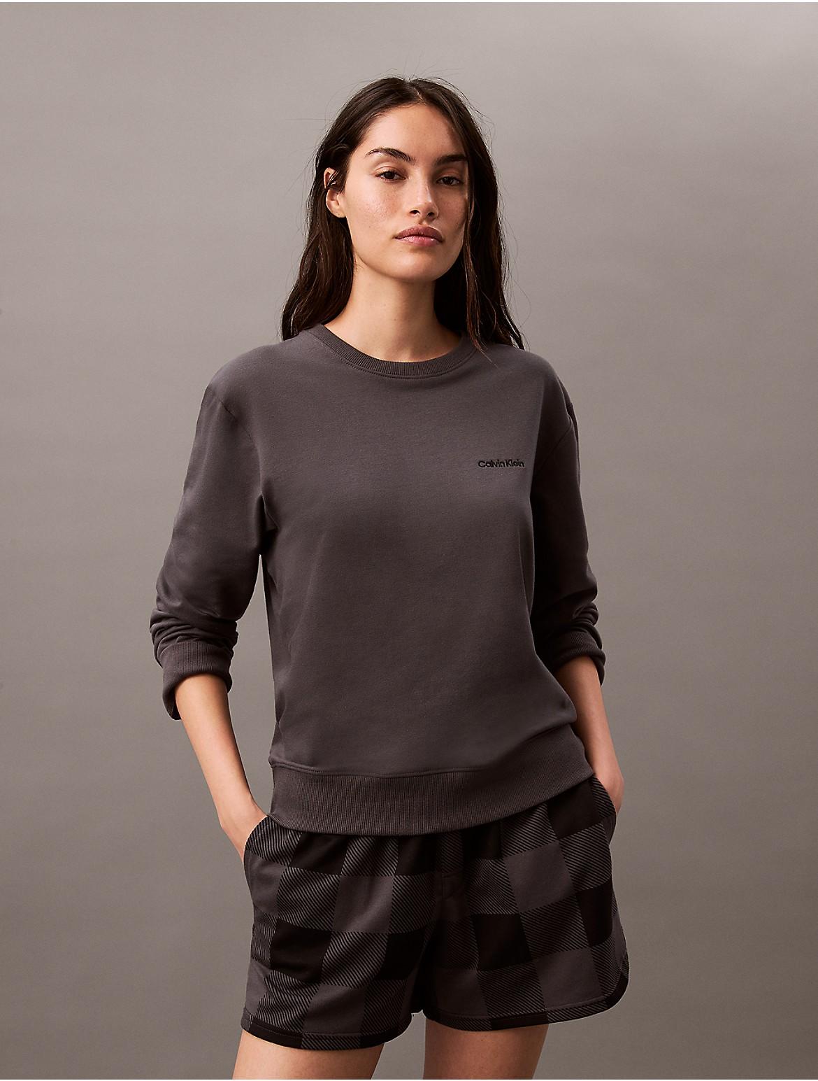 Calvin Klein Womens Modern Cotton Holiday Sleep Shorts - Red Product Image