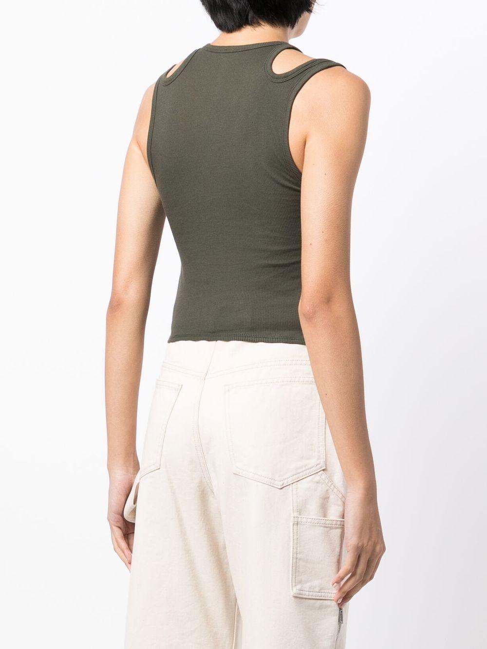 cut-out detail tank top Product Image